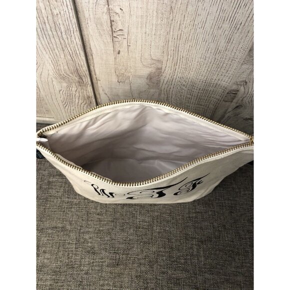 Twisted Wares WTF Bag Makeup Cosmetic Pencil Zippered Canvas Bag - Picture 3 of 3